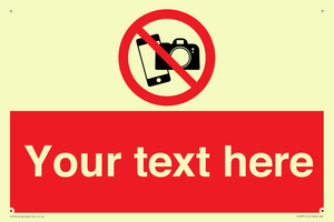 Custom No filming or photography